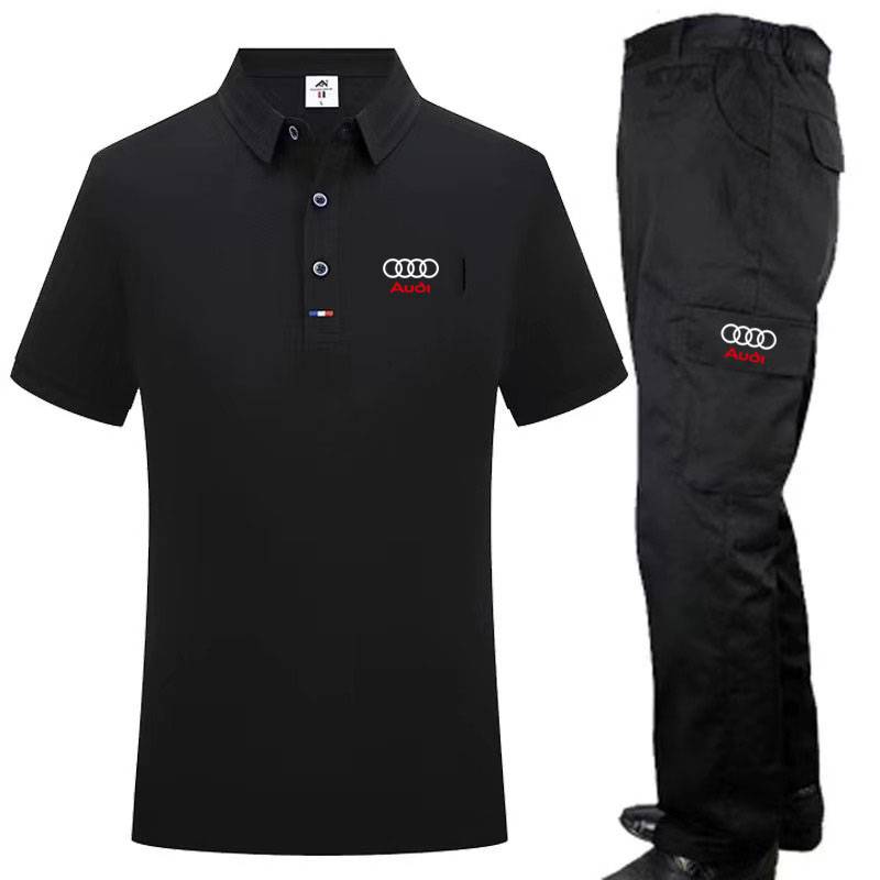 AUDI T-SHIRT WITH SUMMER THIN PANTS